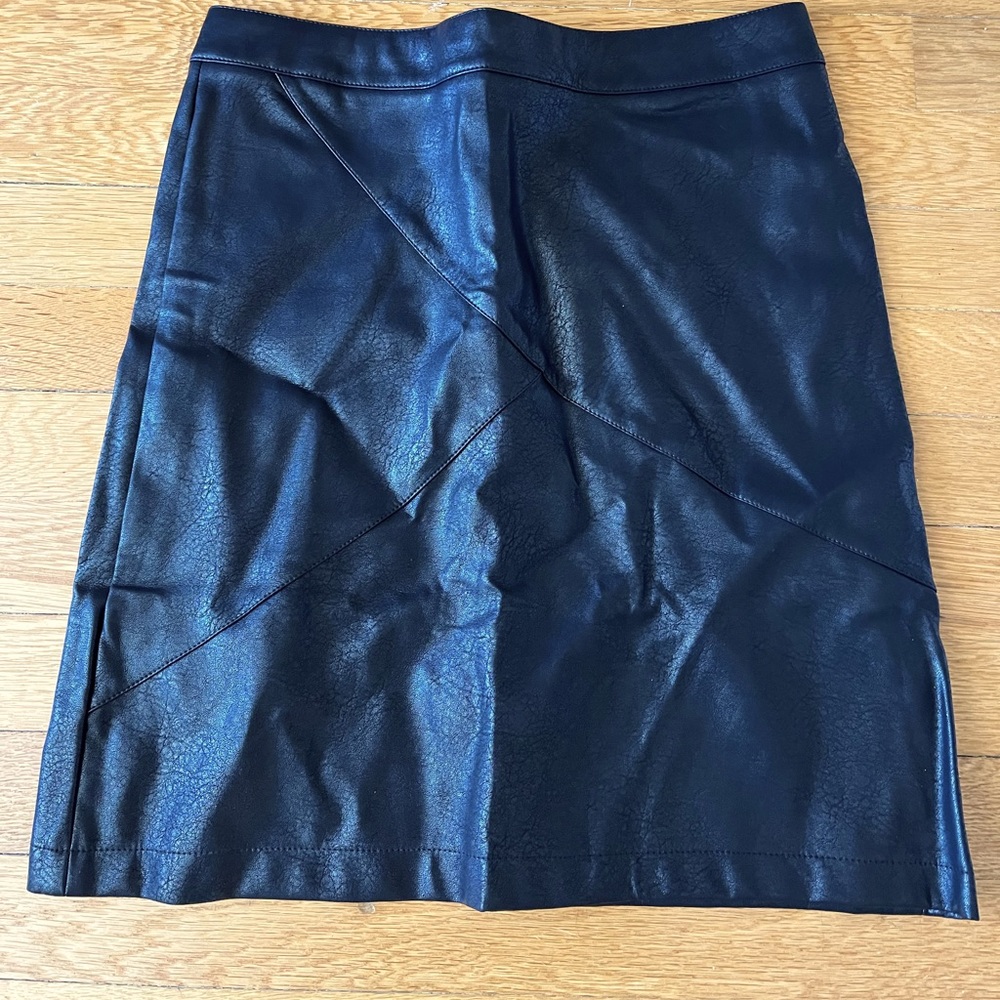 Black leather mini new/unworn
